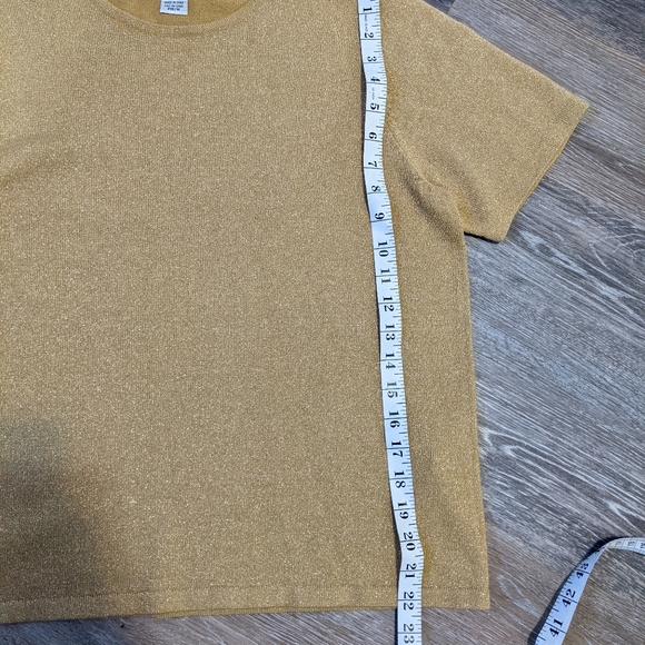 ❤️Alia Golden Sparkle Top - Picture 5 of 7